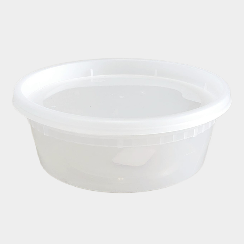 PP Deli Cups 8oz. With Lids Combo